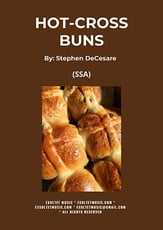 Hot-Cross Buns SSA choral sheet music cover